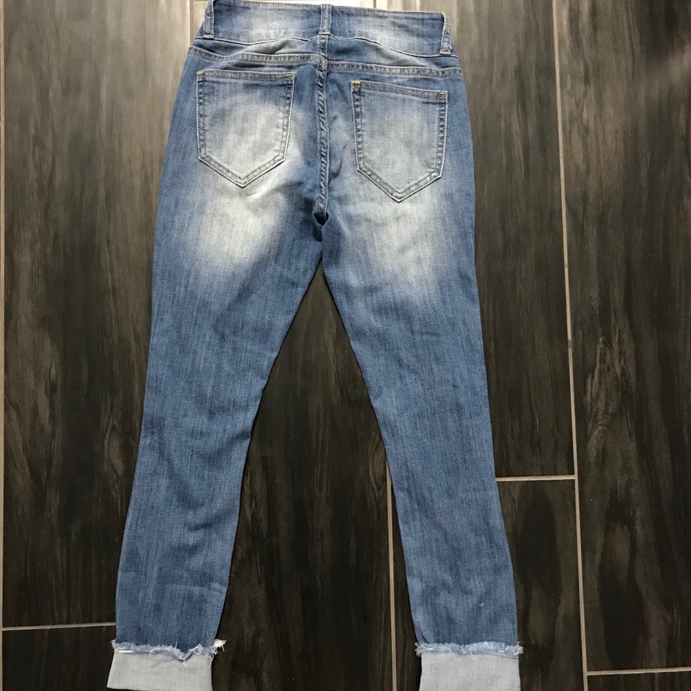 Medium Wash Ripped Jeans - Picture 2 of 6
